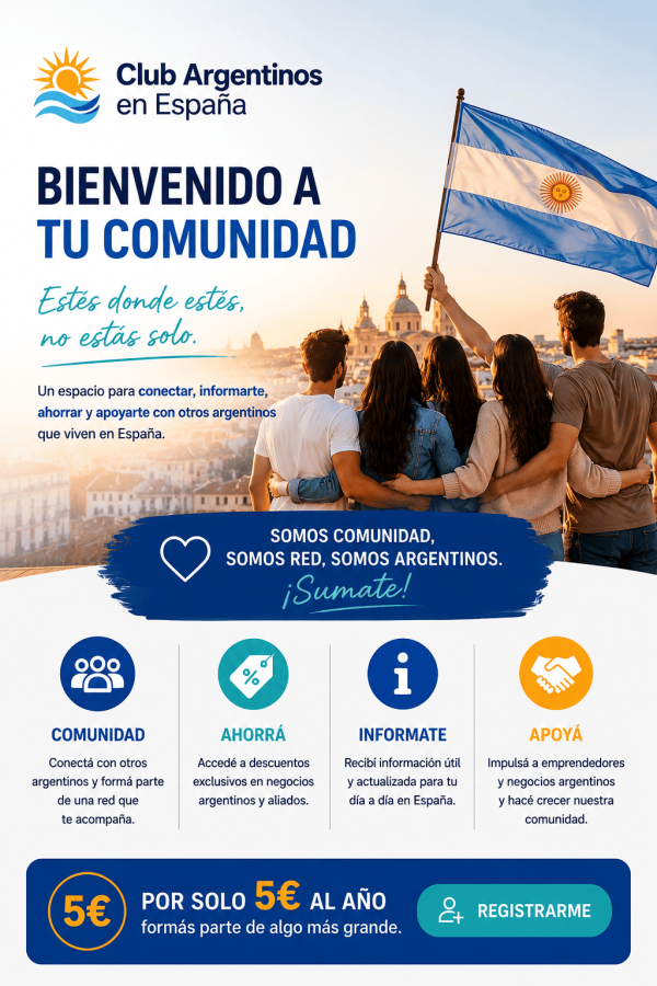 Bienvenido a tu Club de Beneficios | Club Argentinos en España